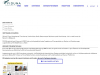 fiduna.at Webseite Vorschau