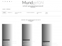 mundgefuehl.com Webseite Vorschau