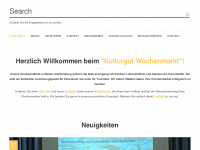 kulturgutwochenmarkt.de Webseite Vorschau