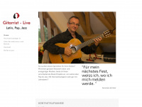gitarrist-live.ch Webseite Vorschau