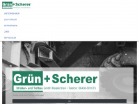gruen-scherer.de Webseite Vorschau