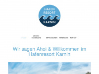 hafenresort-karnin.de Webseite Vorschau