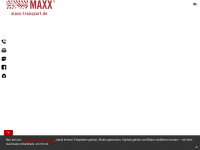 maxx-transport.de Webseite Vorschau