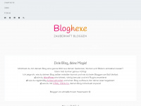 bloghexe.de Webseite Vorschau