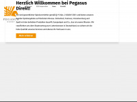 pegasus-lotto.de Webseite Vorschau
