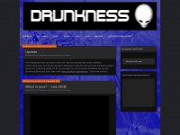 drunkness.band Webseite Vorschau