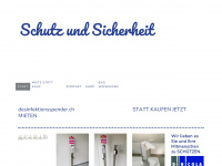 desinfektionsspender.ch Webseite Vorschau