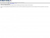 menisa.ch Webseite Vorschau
