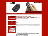 fuchs-alarm-sicherheitstechnik.at Webseite Vorschau
