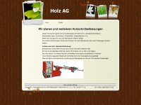 holzag.ch Webseite Vorschau