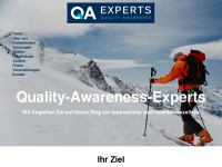qa-experts.de Webseite Vorschau