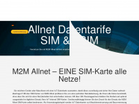 m2m-allnet.com Webseite Vorschau