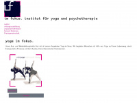 im-fokus.yoga Webseite Vorschau