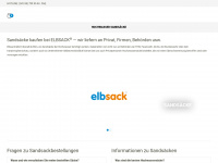 elbsack.de Webseite Vorschau