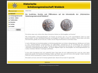 historische-schuetzengemeinschaft-waldeck.de Webseite Vorschau