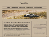 tatort-wort.de Webseite Vorschau