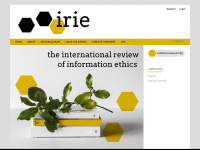informationethics.ca Webseite Vorschau