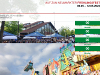 neumarkt-fruehlingsfest.de Webseite Vorschau
