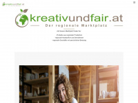 kreativundfair.at Webseite Vorschau