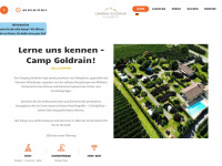 camping-goldrain.com Webseite Vorschau