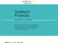 goldbach-financial.com Webseite Vorschau