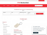 ffm-werbemittel.de Webseite Vorschau