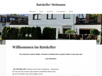 ratskeller-mettmann.de Webseite Vorschau
