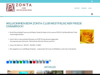 zonta-westfaelischer-friede.de Webseite Vorschau