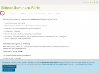 bittner-seminare-fürth.de Webseite Vorschau