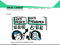 reallabor-niederrhein.de Webseite Vorschau