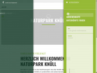 naturpark-knuell.de Webseite Vorschau