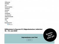 jodlerfestzug.ch Webseite Vorschau