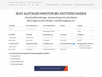 seat-austauschmotor.de Webseite Vorschau