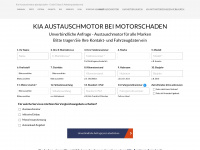 kia-austauschmotor.de Webseite Vorschau