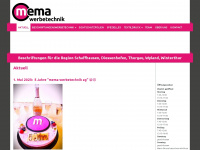 mema-ag.ch Webseite Vorschau
