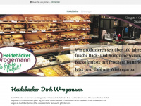 baeckerei-wrogemann.de Webseite Vorschau