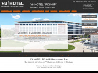 v8hotel-restaurant.de Webseite Vorschau