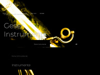 geser-instruments.com Webseite Vorschau