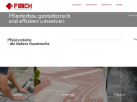 fibich-pflasterbau.de Webseite Vorschau