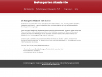 naturgarten-akademie.org Webseite Vorschau