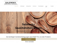 salewsky-holzwarenfabrik.de Webseite Vorschau