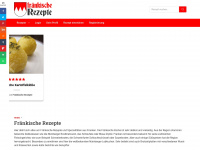 fraenkische-rezepte.com Webseite Vorschau
