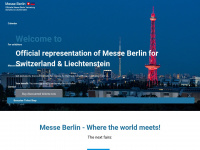 messe-berlin.ch Webseite Vorschau