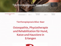 tiertherapiepraxis.com Webseite Vorschau