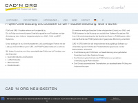 cadnorg.com Webseite Vorschau