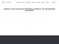 mahnfabrik.de Webseite Vorschau