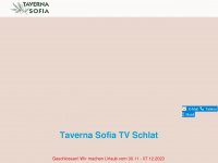 taverna-sofia.de Webseite Vorschau