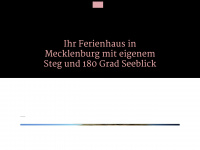 ferienhaus-see-mecklenburg.de Webseite Vorschau