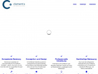 clementis.at Webseite Vorschau