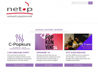 netzwerk-popularmusik.de Webseite Vorschau